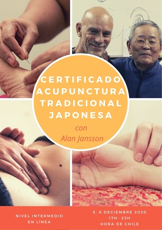 Seminario en l&iacute;nea de Acupuntura Japonesa Intermedio I - 5, 6 Diciembre 2020