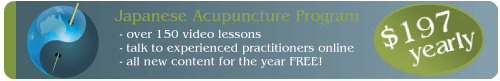 Japanese Acupuncture Yearly Program